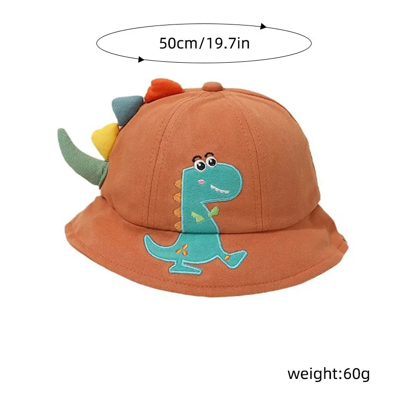 Cute Dinosaur Kids Bucket Hat – Breathable Summer Sun Hat