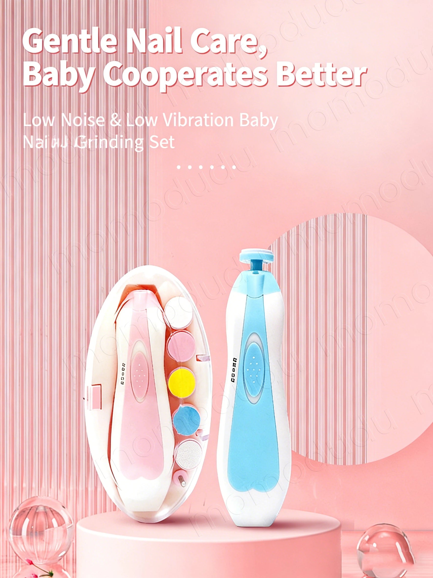 Electric Baby Nail Trimmer Kit – Safe & Gentle Nail Care Tool