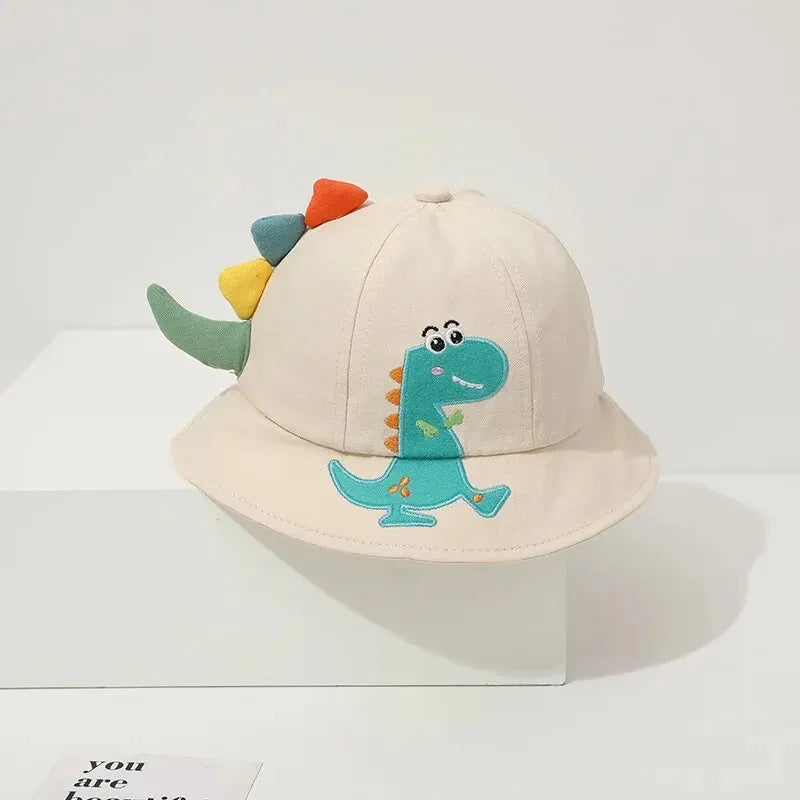 Cute Dinosaur Kids Bucket Hat – Breathable Summer Sun Hat