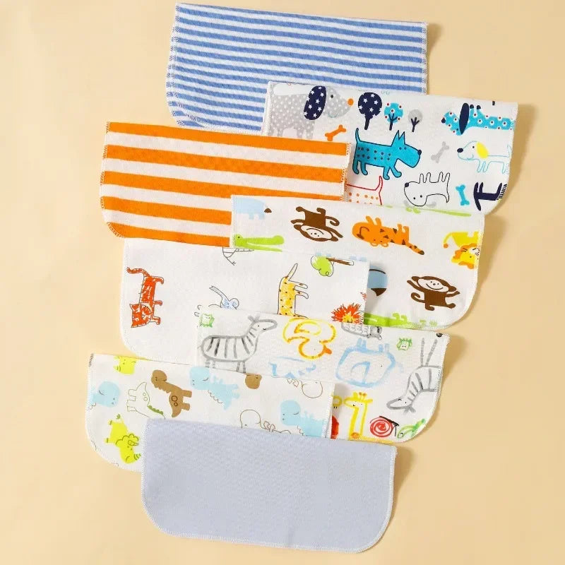Cotton Baby Towels Set – Soft & Absorbent Newborn Saliva Washcloths (5/8 Pack)