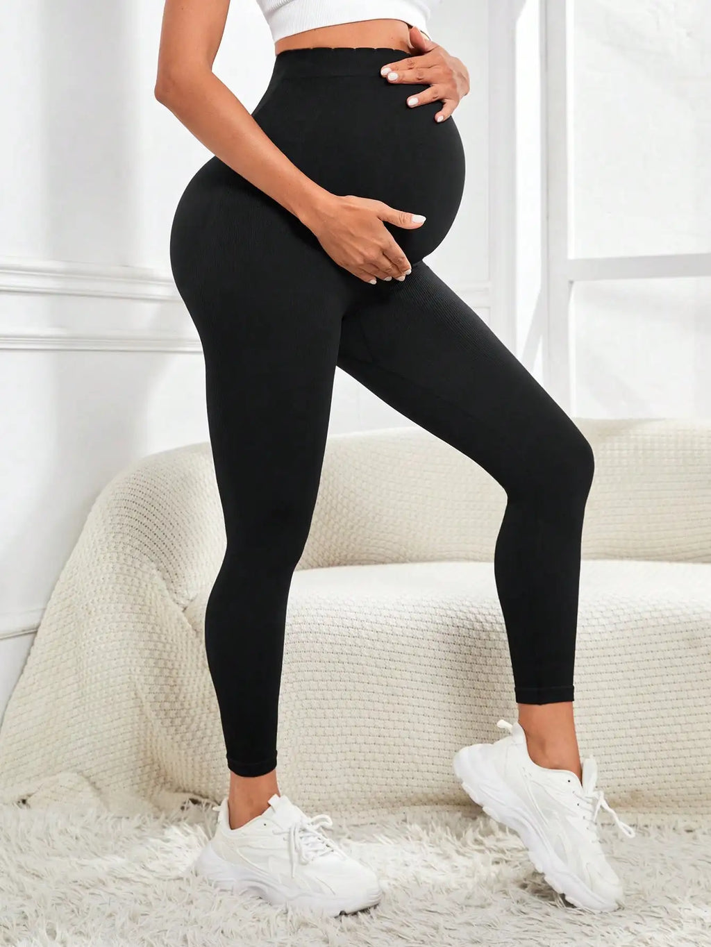 Buttery Soft Over-the-Belly Maternity Leggings