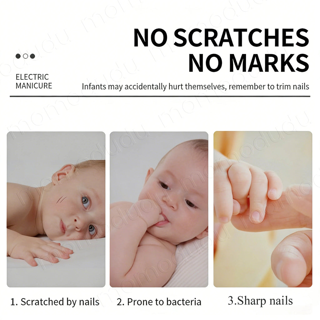 Electric Baby Nail Trimmer Kit – Safe & Gentle Nail Care Tool