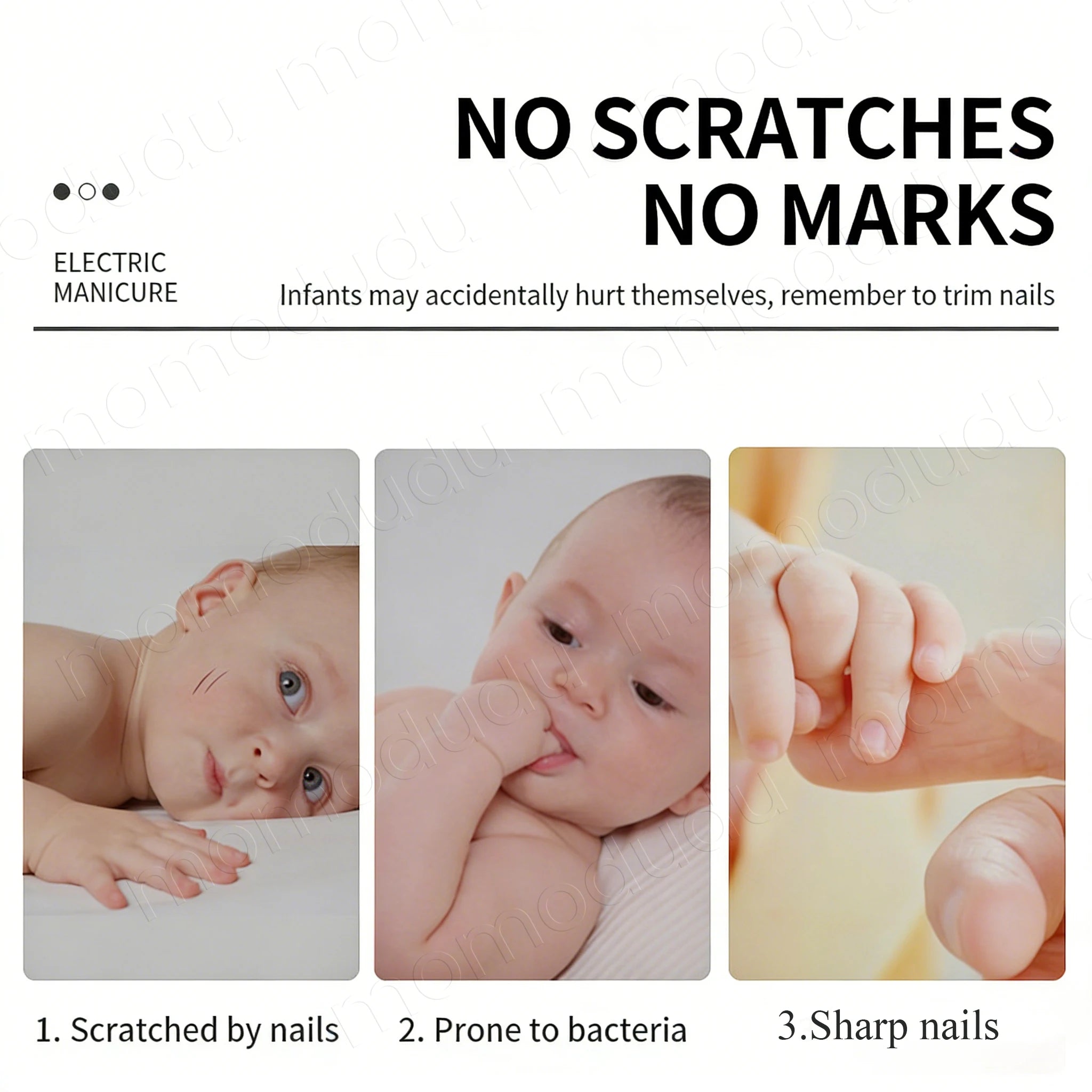 Electric Baby Nail Trimmer Kit – Safe & Gentle Nail Care Tool