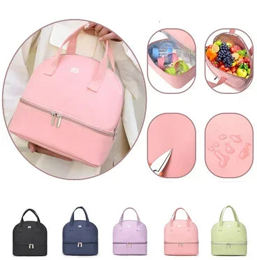 Insulated Breast Milk Storage Cooler Bag – Double Layer Travel Tot
