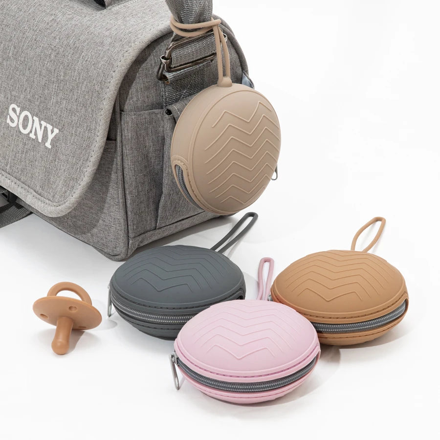 Silicone Baby Pacifier Storage Box – BPA-Free Portable Holder Case