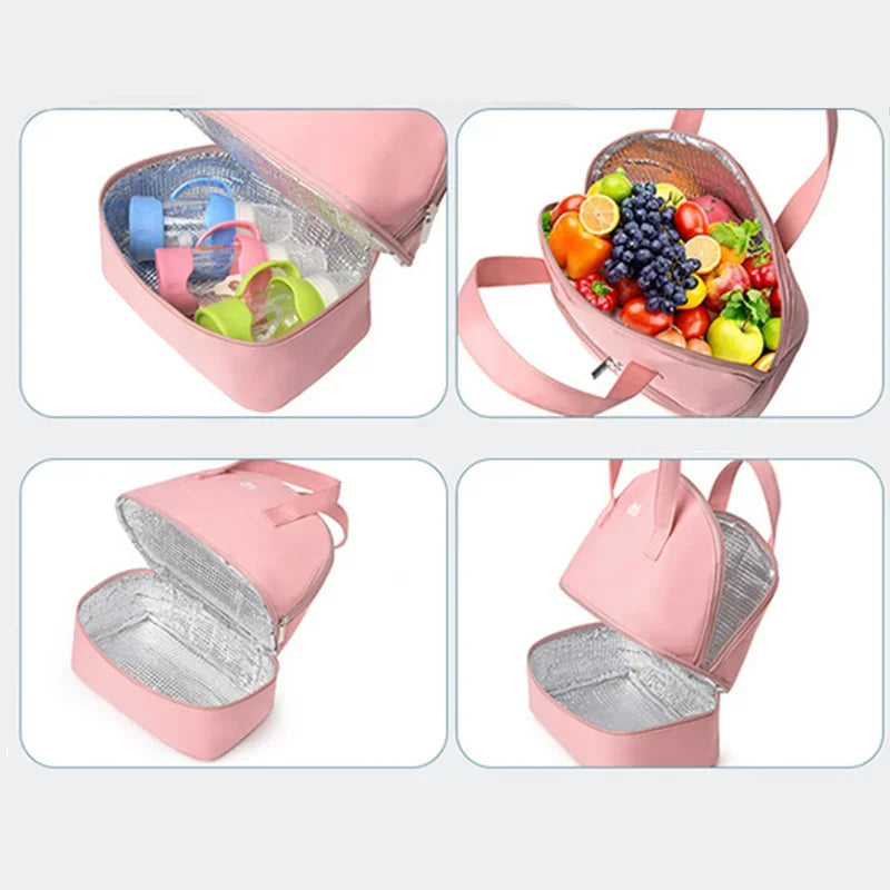 Insulated Breast Milk Storage Cooler Bag – Double Layer Travel Tot