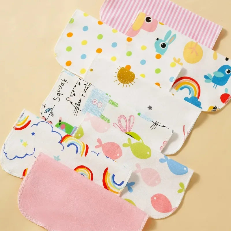 Cotton Baby Towels Set – Soft & Absorbent Newborn Saliva Washcloths (5/8 Pack)