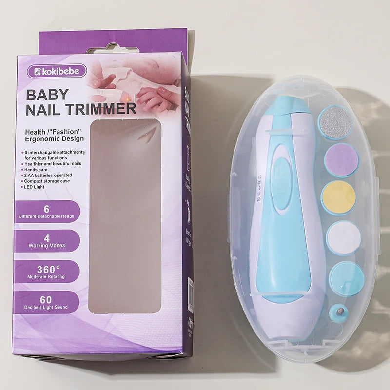 Electric Baby Nail Trimmer Kit – Safe & Gentle Nail Care Tool