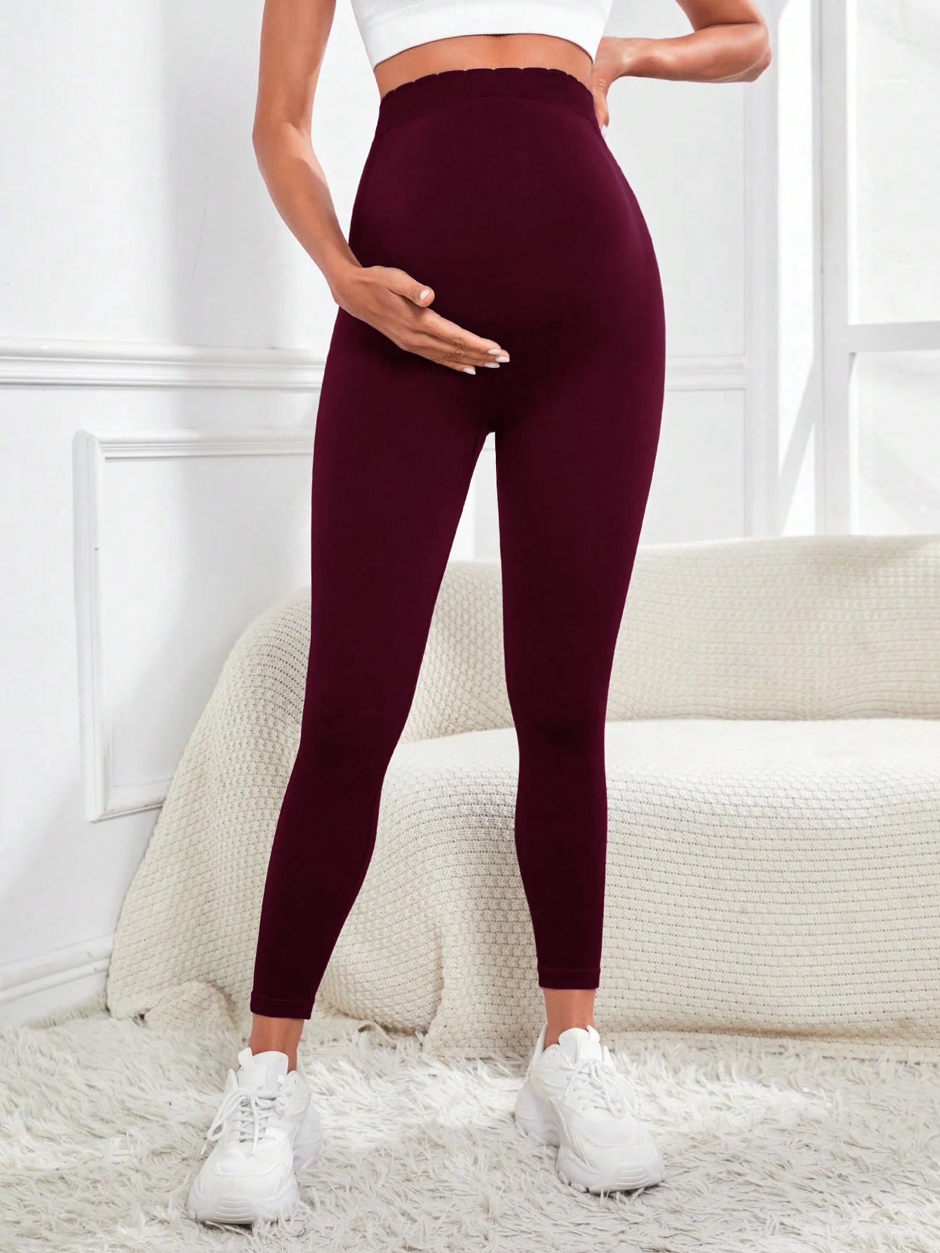 Buttery Soft Over-the-Belly Maternity Leggings