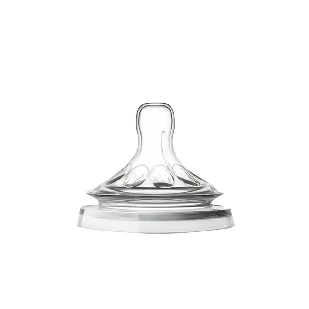Wide-Mouth Silicone Baby Bottle Nipple – Natural Shape, BPA-Free & Soft