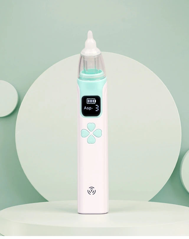 Gentle Electric Baby Nasal Aspirator – Quiet & Safe for Newborns