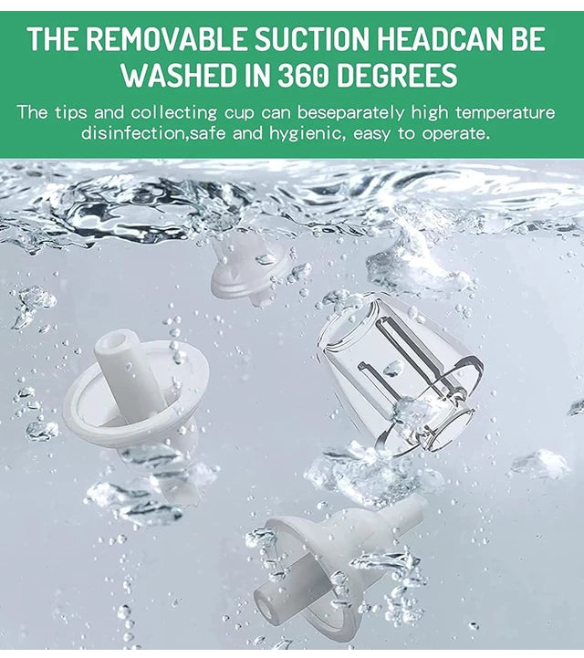 Gentle Electric Baby Nasal Aspirator – Quiet & Safe for Newborns