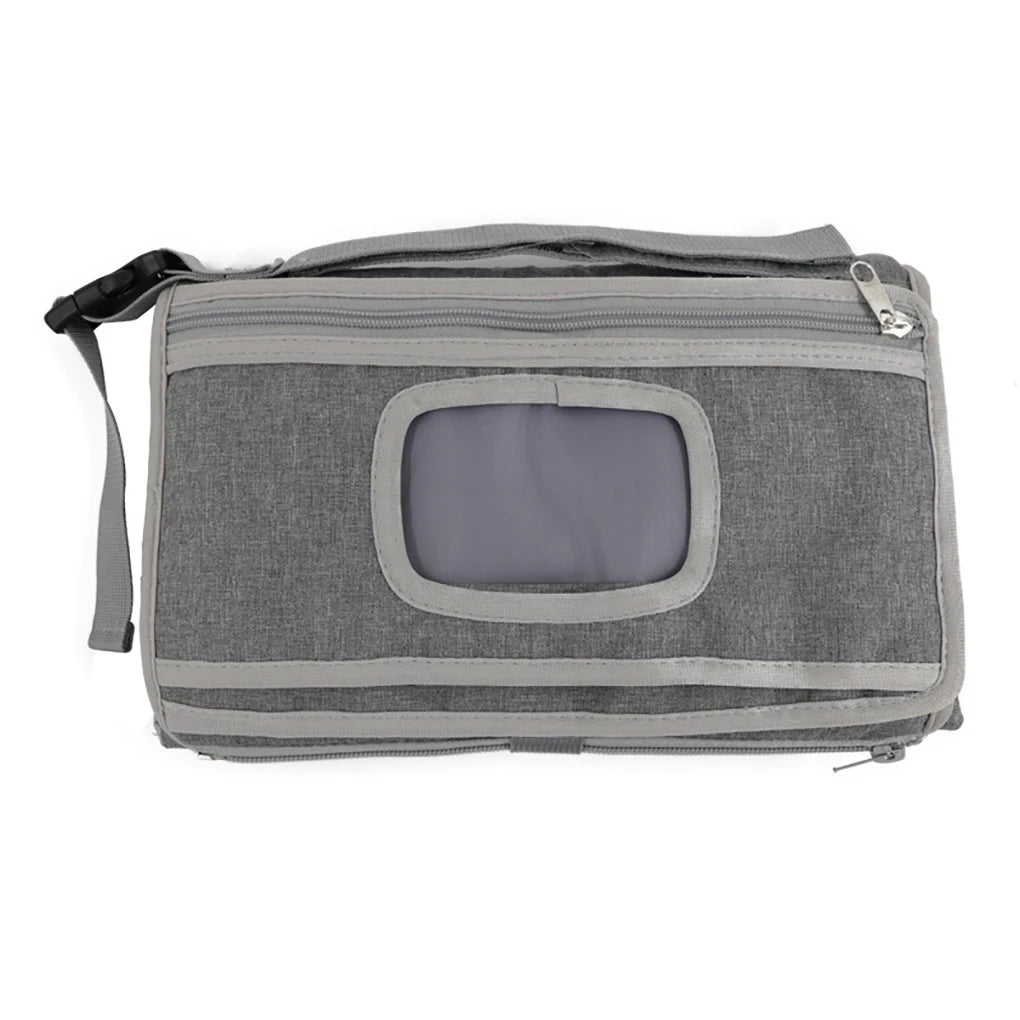 3-in-1 Portable Baby Changing Pad – Waterproof Travel Organizer