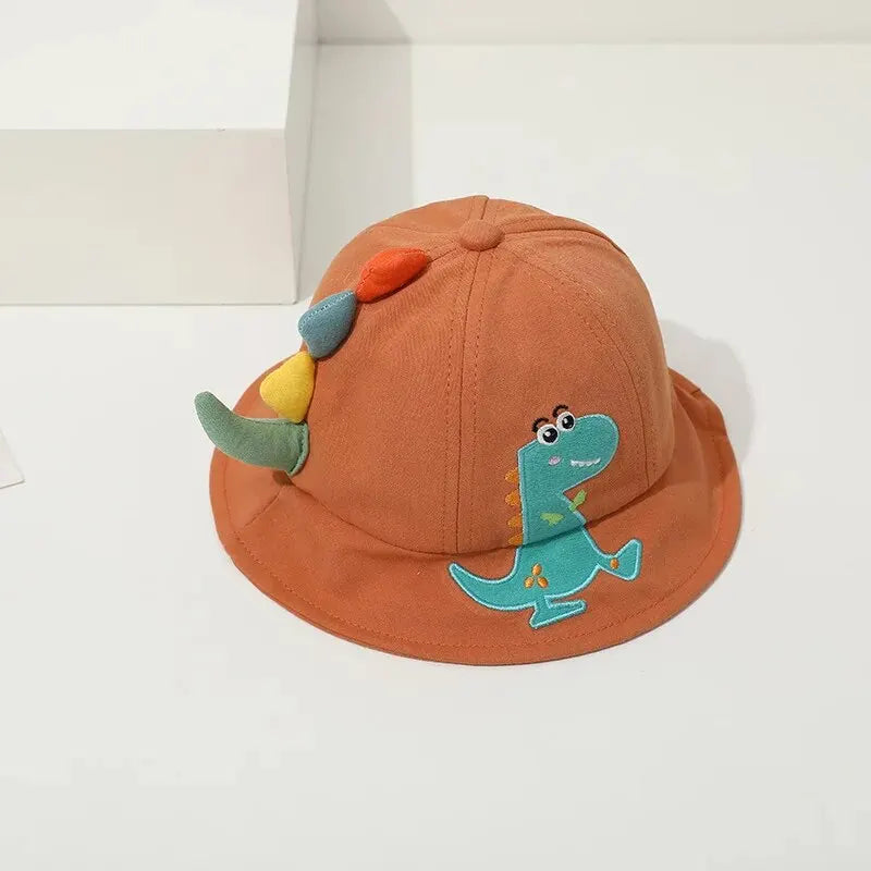 Cute Dinosaur Kids Bucket Hat – Breathable Summer Sun Hat
