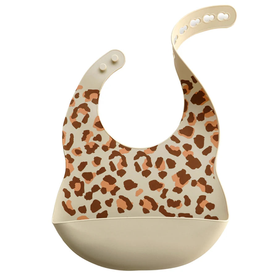 Soft Waterproof Silicone Baby Bib – Adjustable Cartoon Feeding Bib