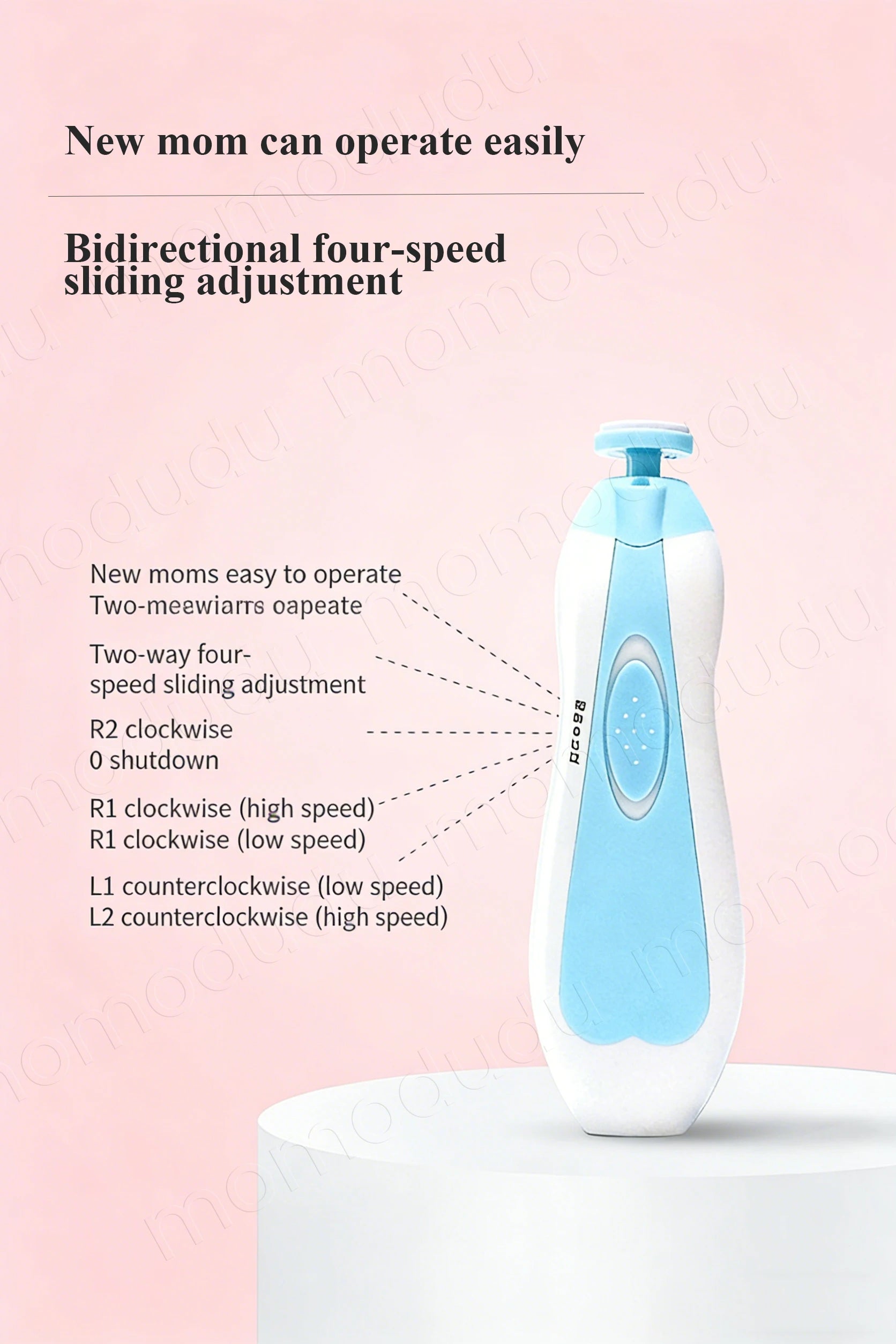 Electric Baby Nail Trimmer Kit – Safe & Gentle Nail Care Tool