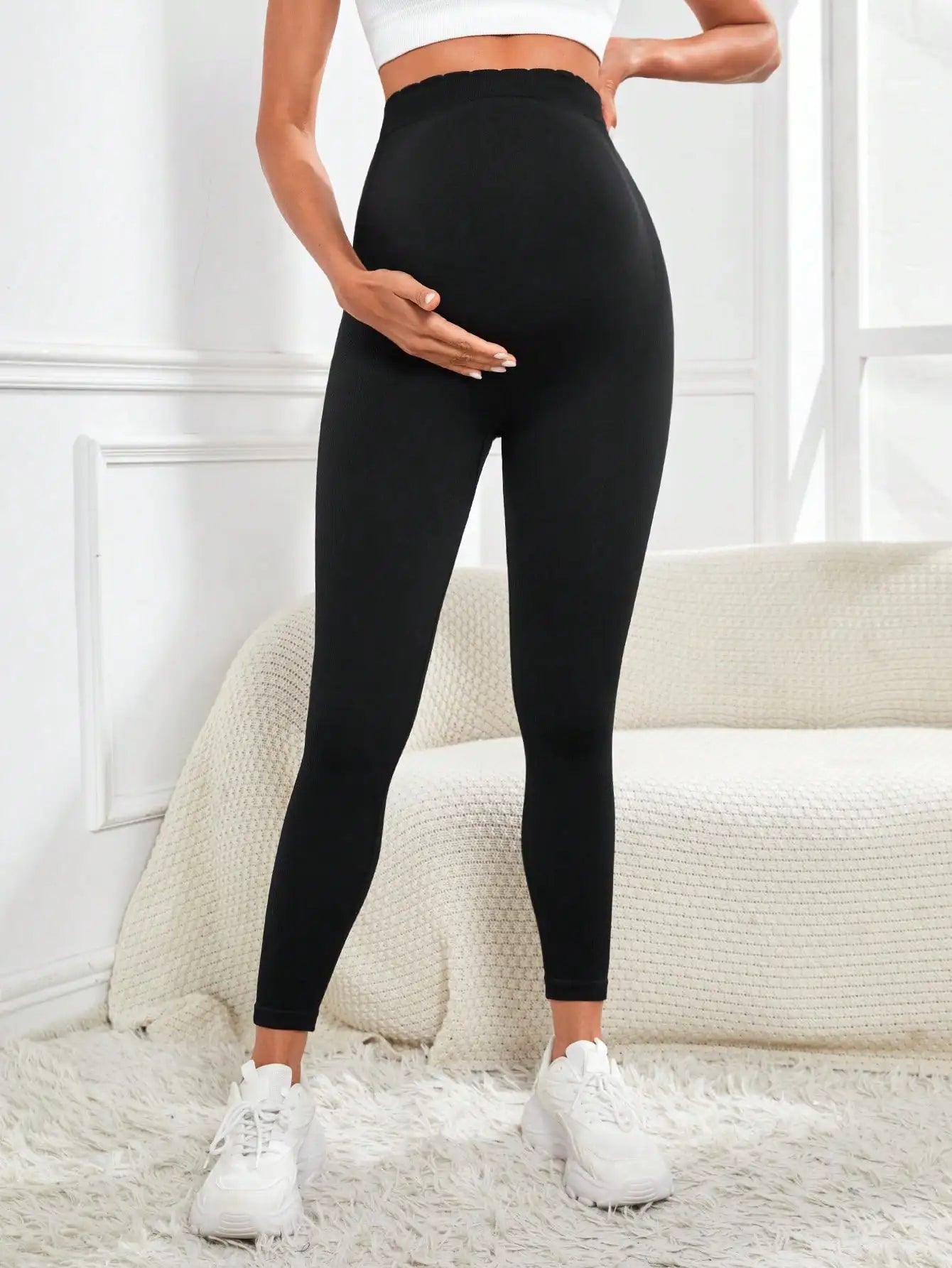 Buttery Soft Over-the-Belly Maternity Leggings