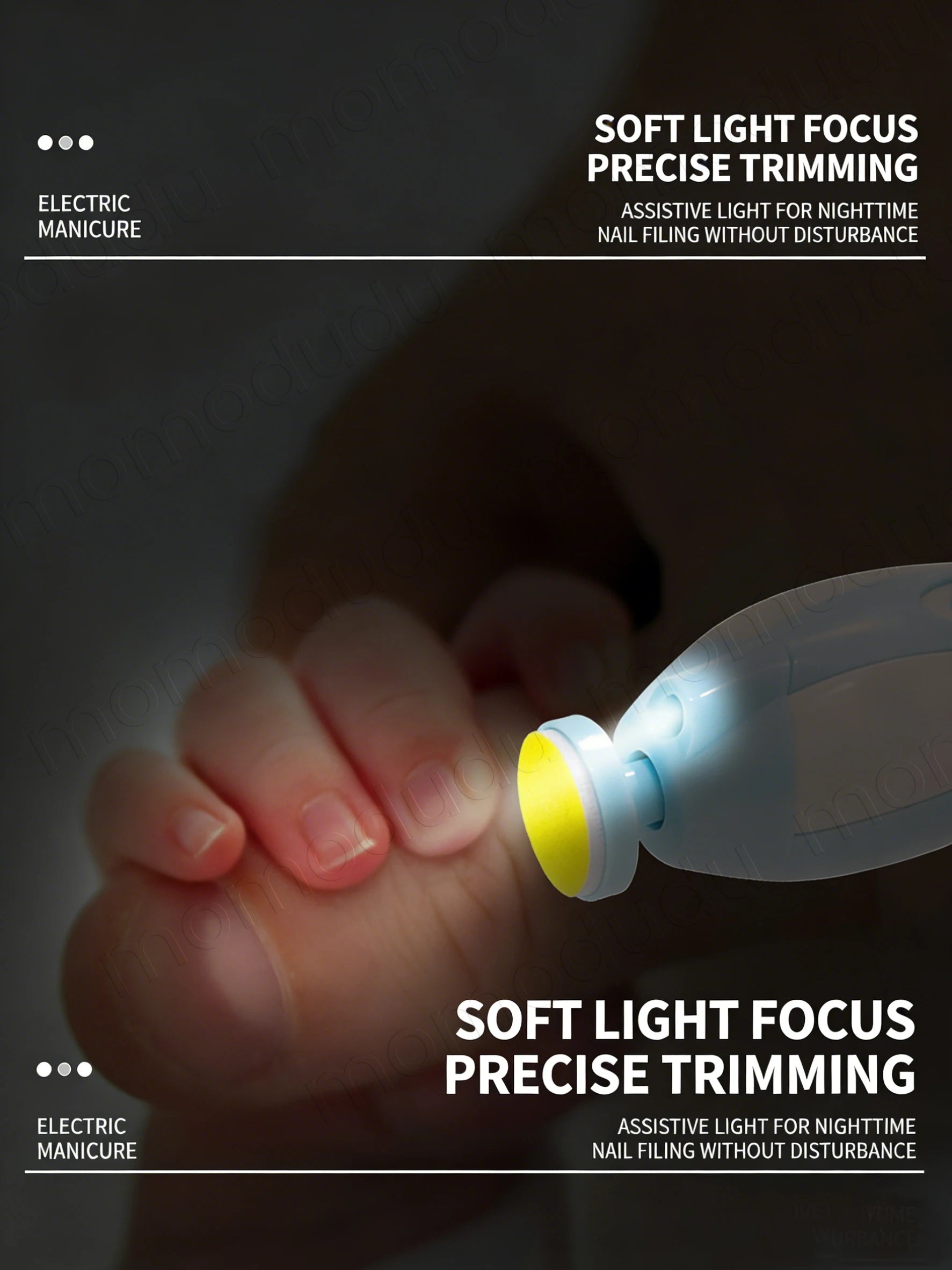 Electric Baby Nail Trimmer Kit – Safe & Gentle Nail Care Tool