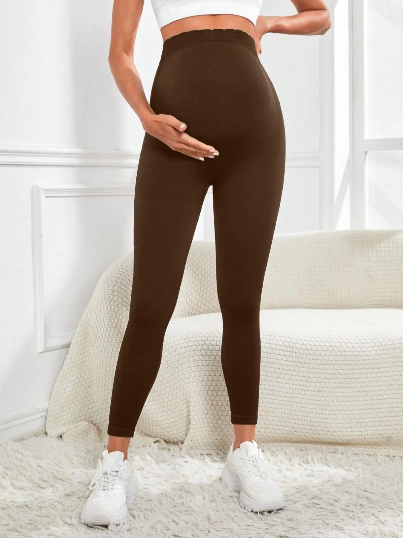 Buttery Soft Over-the-Belly Maternity Leggings