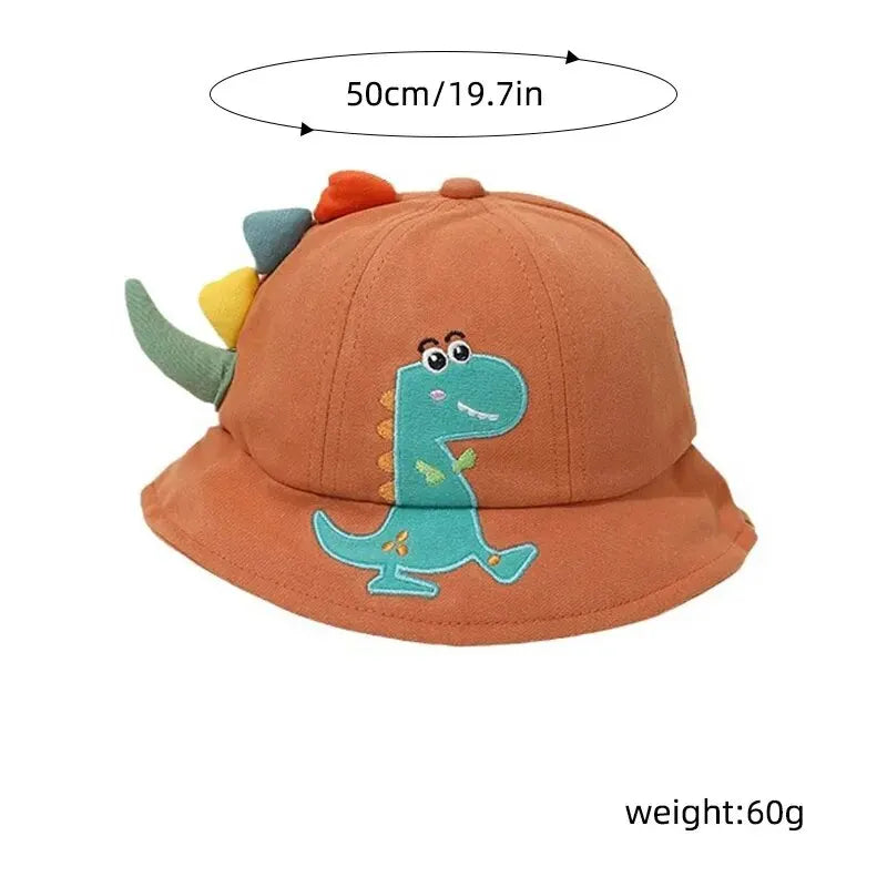 Cute Dinosaur Kids Bucket Hat – Breathable Summer Sun Hat