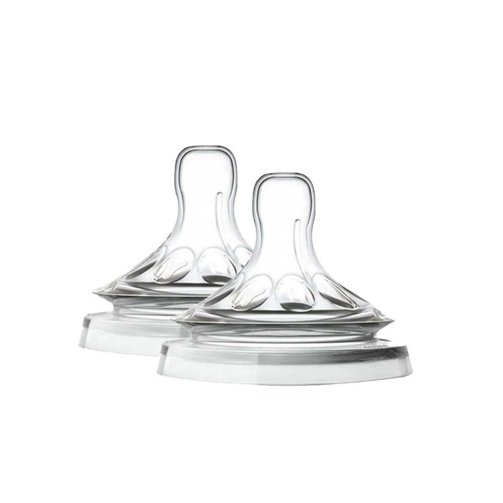 Wide-Mouth Silicone Baby Bottle Nipple – Natural Shape, BPA-Free & Soft